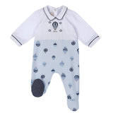 Tutina di jersey con mongolfiere - NUOVA COLLEZIONE CHICCO P/E 2023