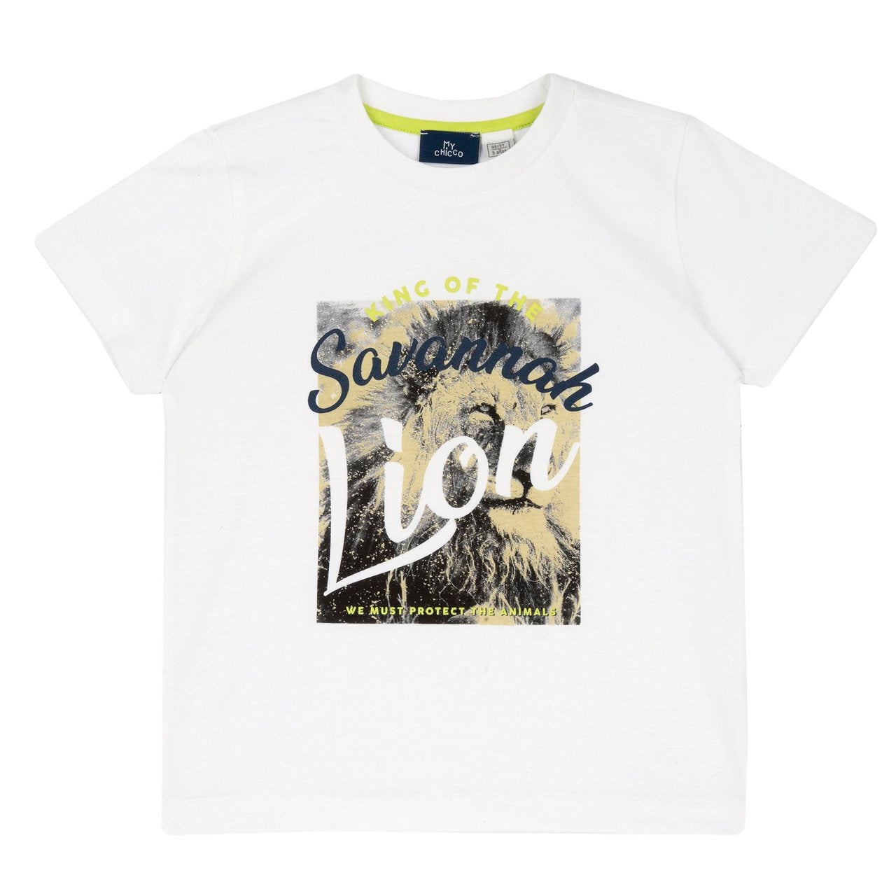 T-shirt manica corta con stampa leone - NUOVA COLLEZIONE CHICCO P/E 2024