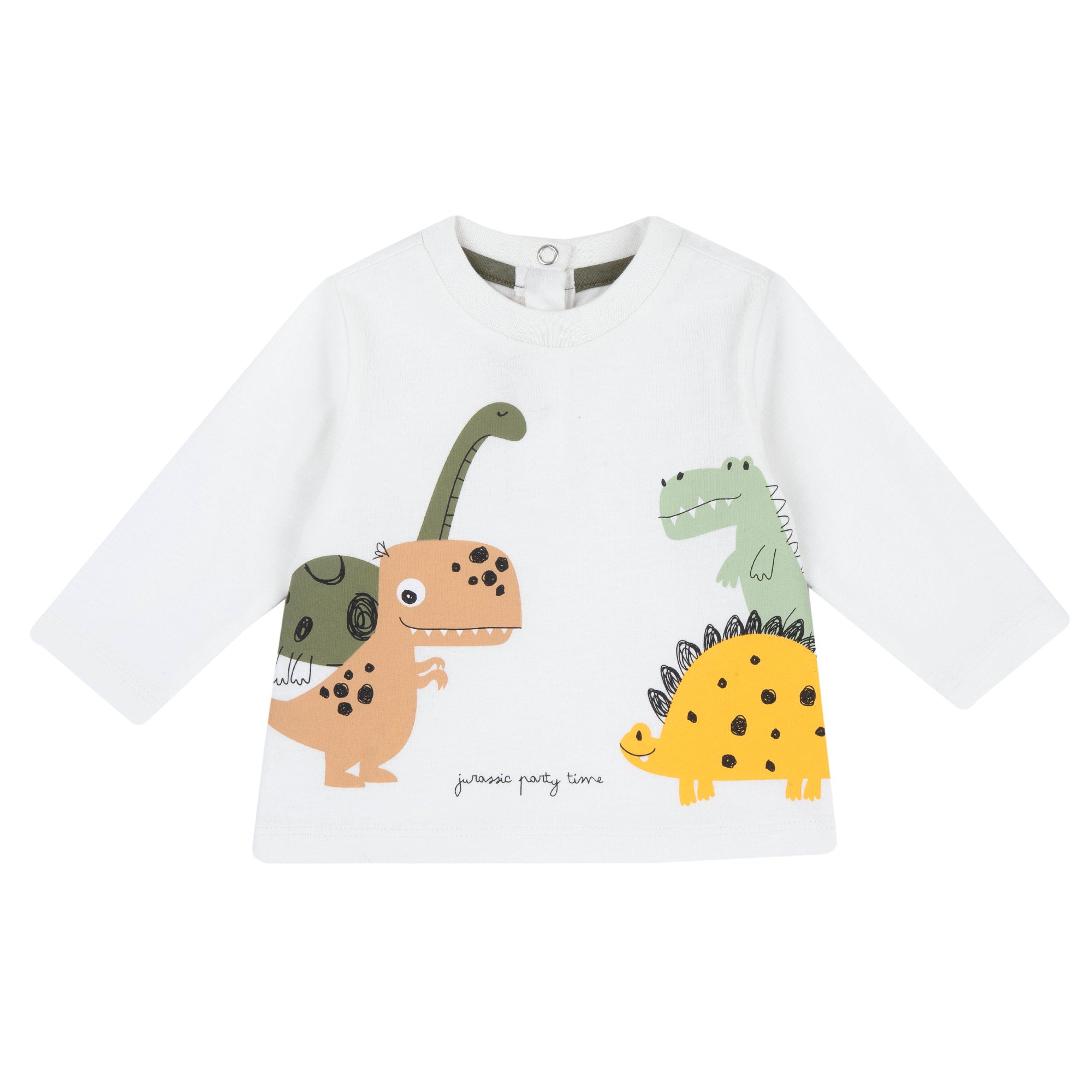 T-shirt manica lunga con stampa dinosauri - NUOVA COLLEZIONE CHICCO P/E 2025