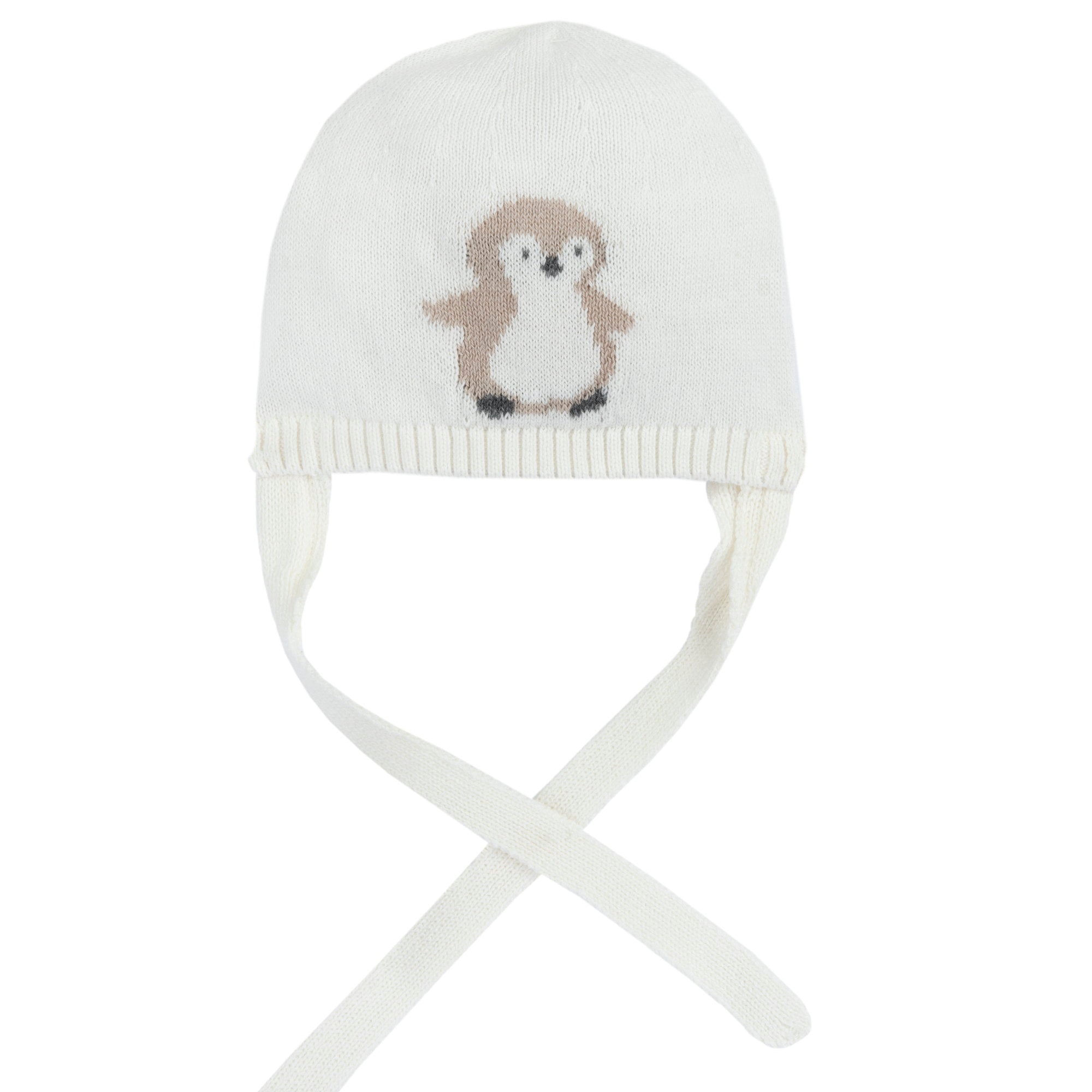 Cappello in maglia calda con pinguino - NUOVA COLLEZIONE CHICCO A/I 2025