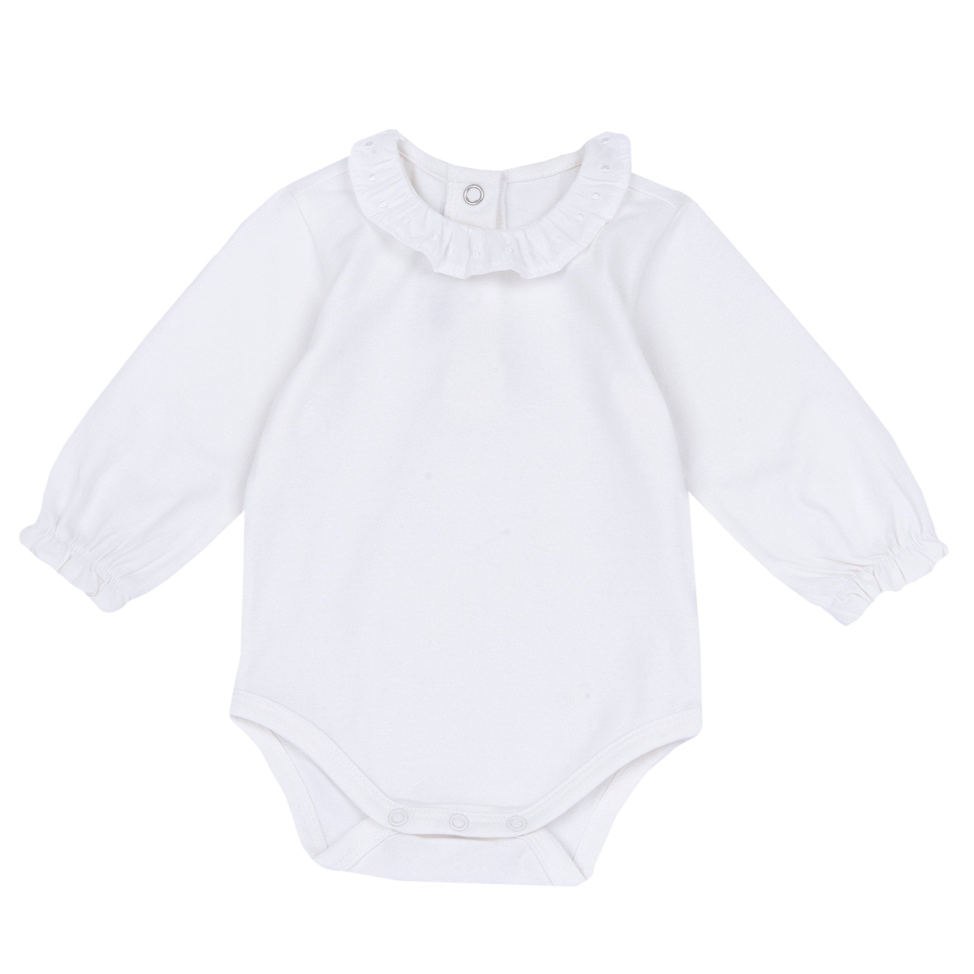 Body esternabile manica lunga con colletto con rouches - NUOVA COLLEZIONE CHICCO A/I 2025