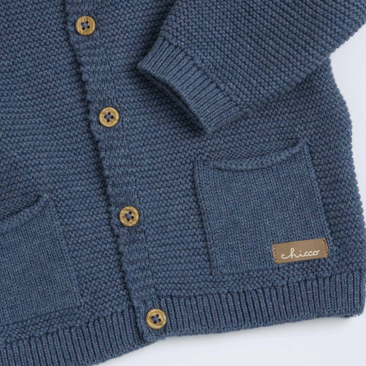 Cardigan in maglia con taschine - NUOVA COLLEZIONE CHICCO P/E 2026