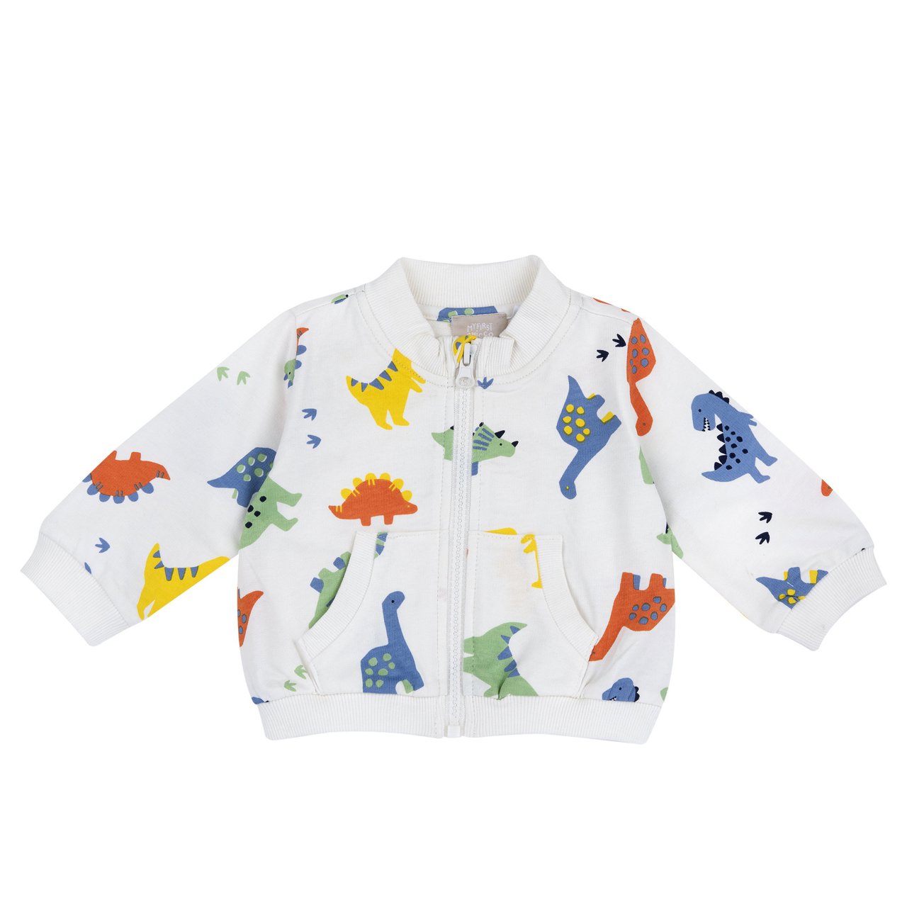 Felpa con zip e stampa dinosauri - NUOVA COLLEZIONE CHICCO P/E 2026