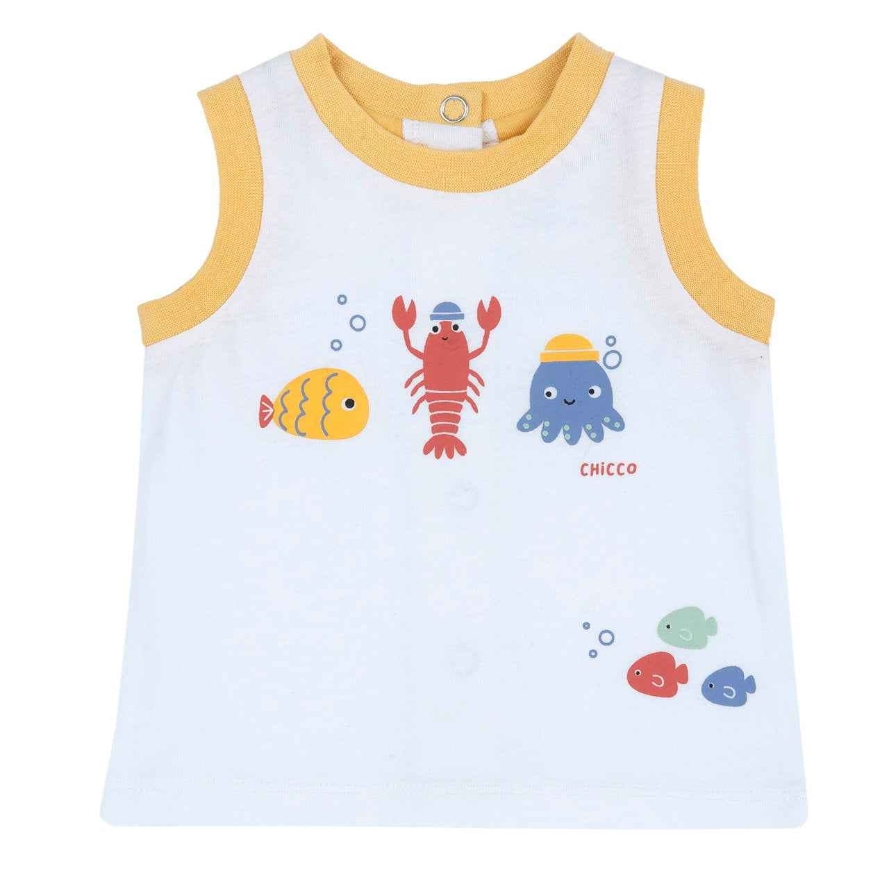 Canotta con simpatici animali marini - NUOVA COLLEZIONE CHICCO P/E 2026