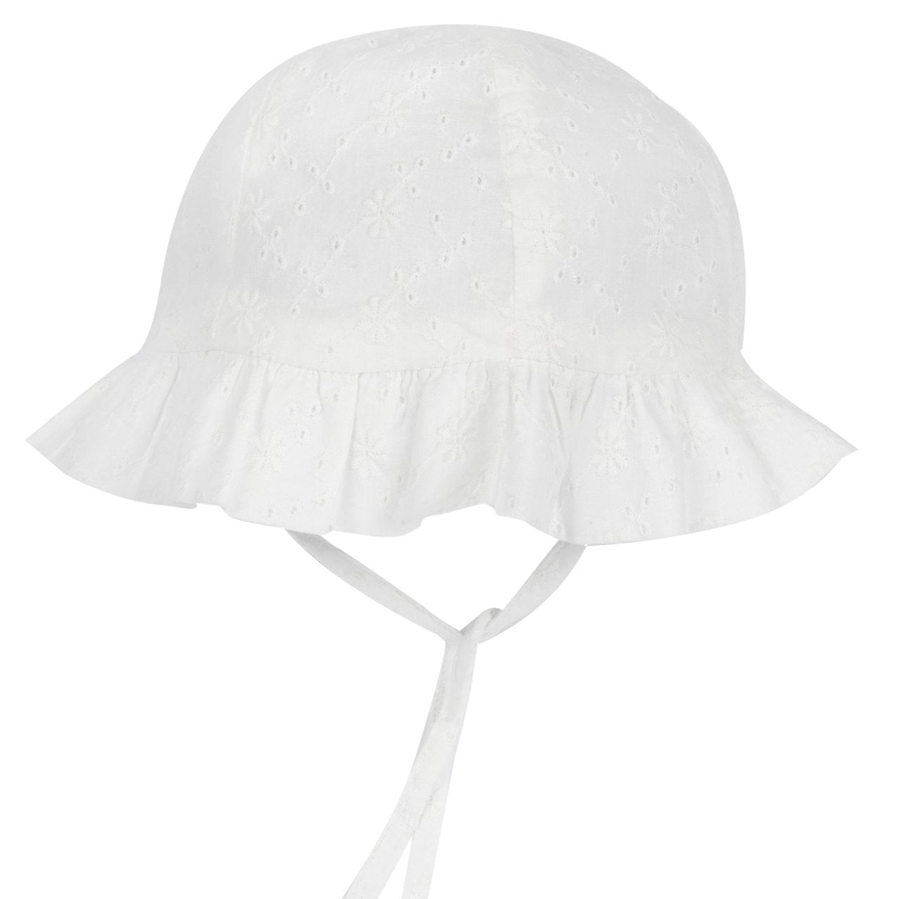 Cappello in Sangallo bianco - NUOVA COLLEZIONE P/E 2026