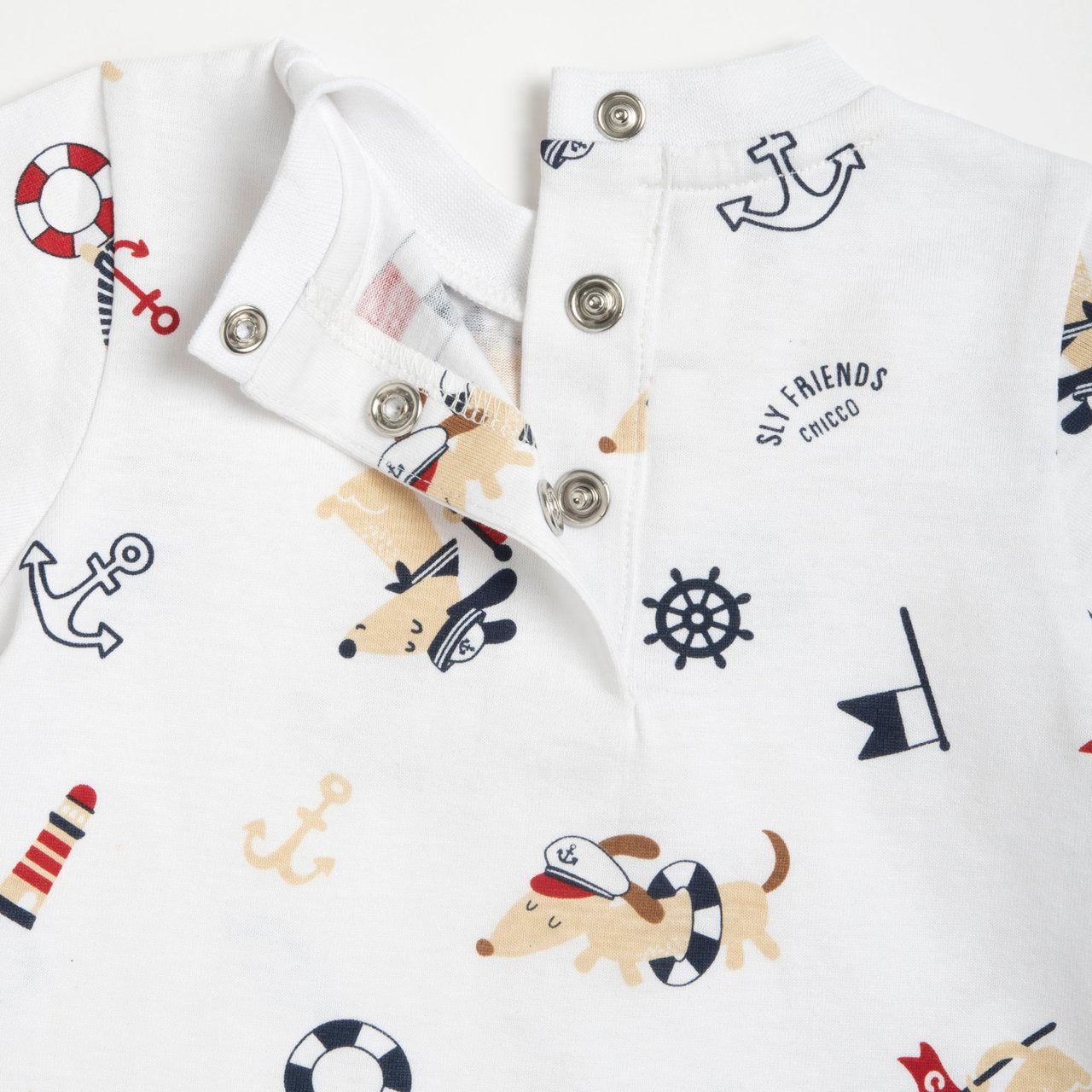 T-shirt manica corta con stampa cagnolini - NUOVA COLLEZIONE CHICCO P/E 2026