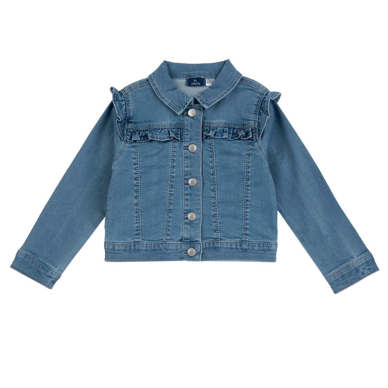 Giubbino di jeans con volants - NUOVA COLLEZIONE CHICCO P/E 2026