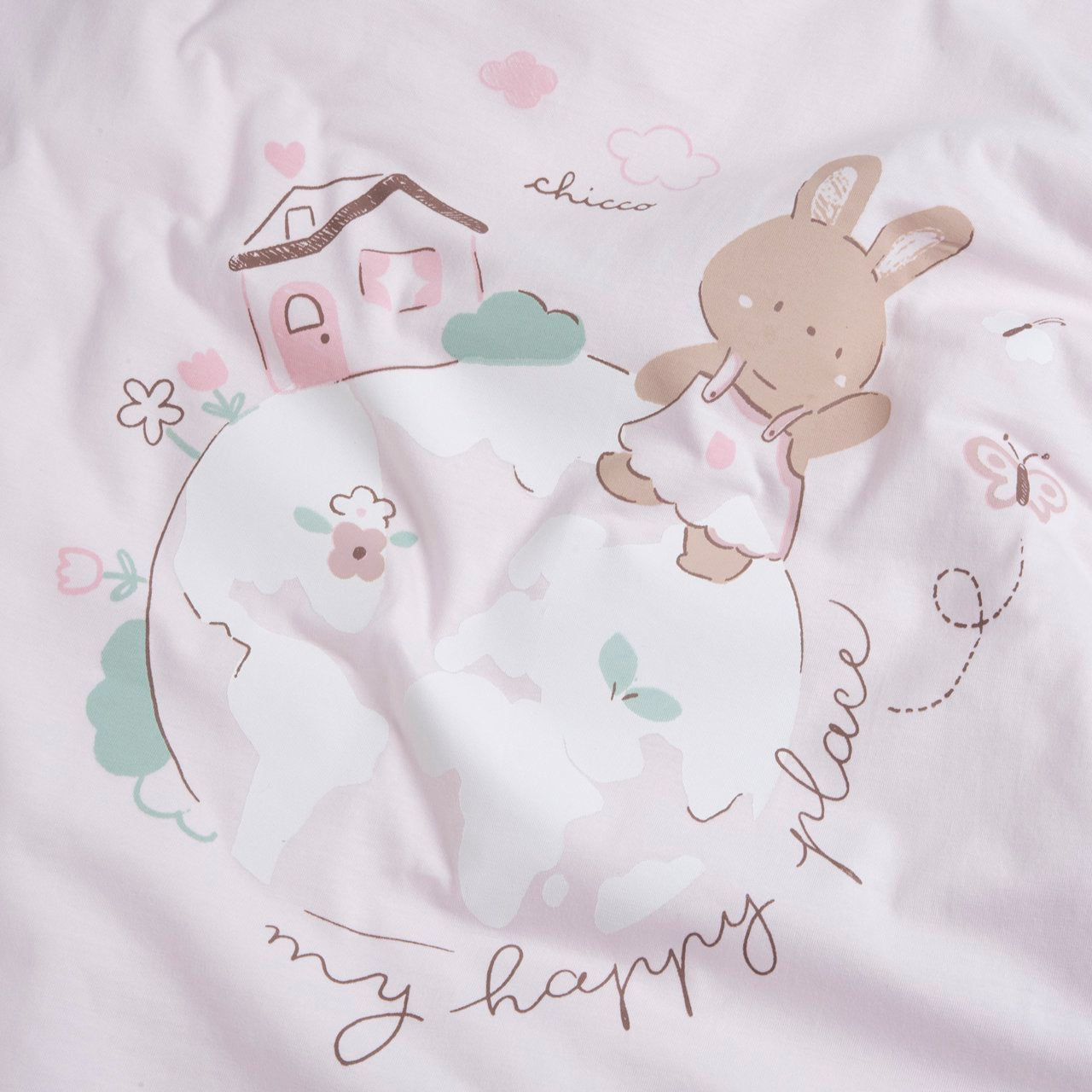 Coperta per carrozzina in jersey con stampa - NUOVA COLLEZIONE CHICCO P/E 2026