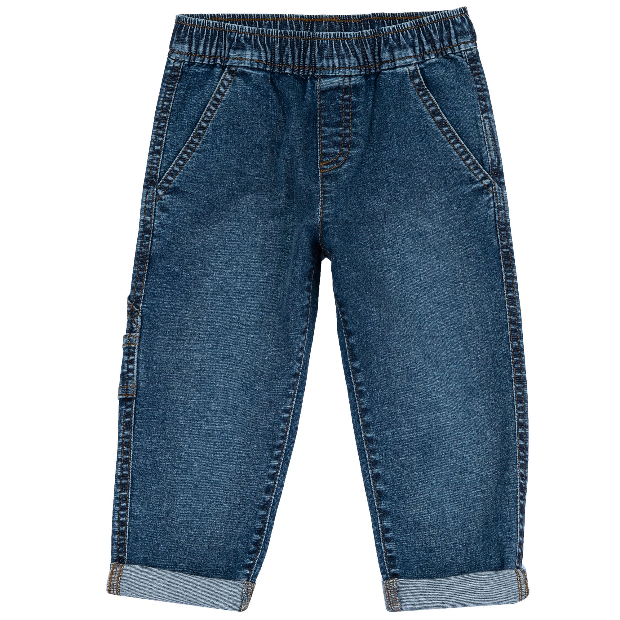Pantaloni lunghi in denim con risvolto - NUOVA COLLEZIONE CHICCO P/E 2026