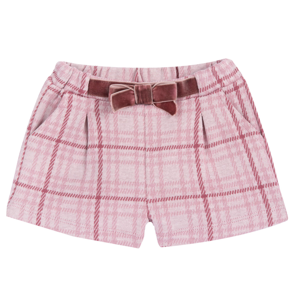 Pantalone corto tartan con fiocco - NUOVA COLLEZIONE CHICCO A/I 2026-27