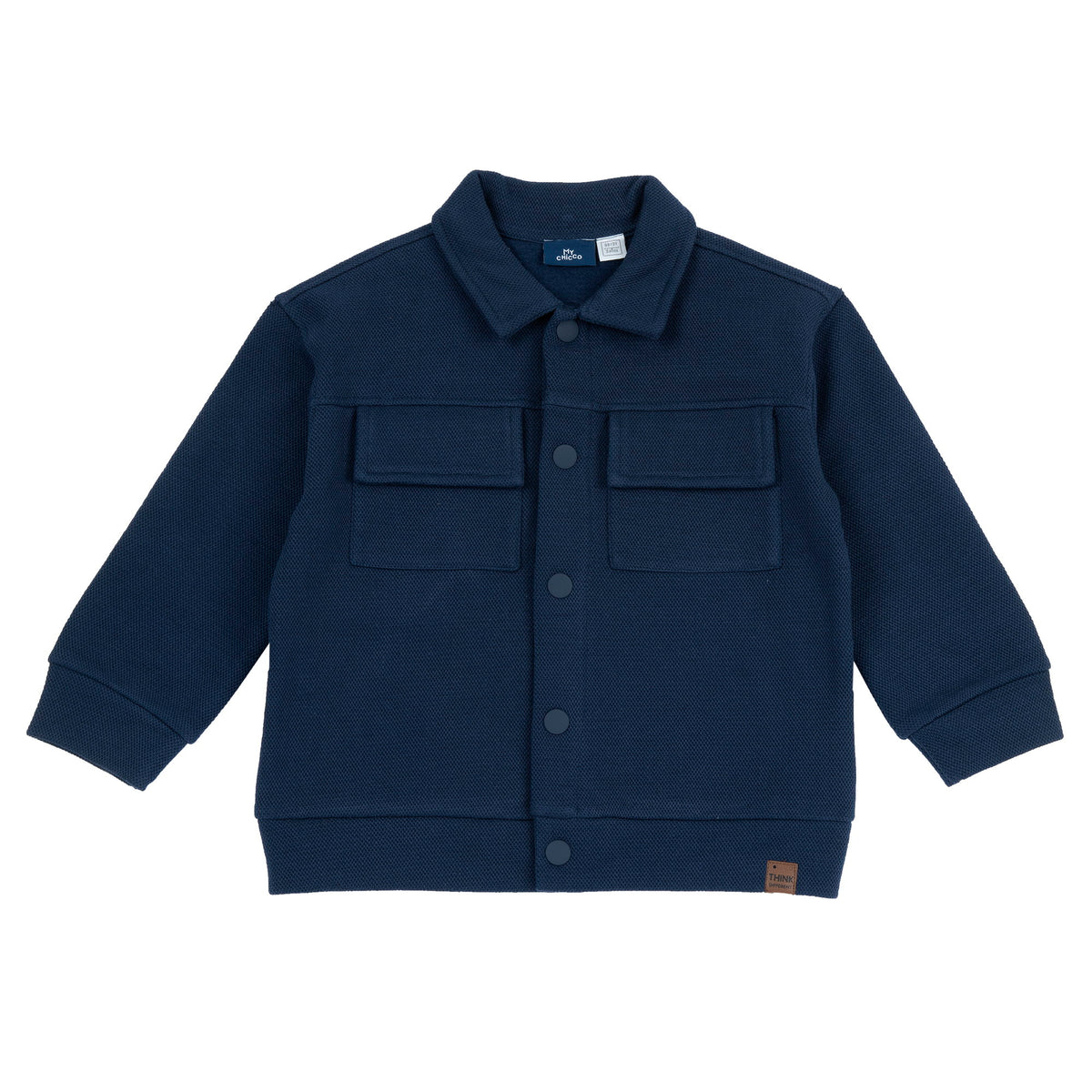 Giacca con taschine in maglia operata - NUOVA COLLEZIONE CHICCO A/I 2026-27