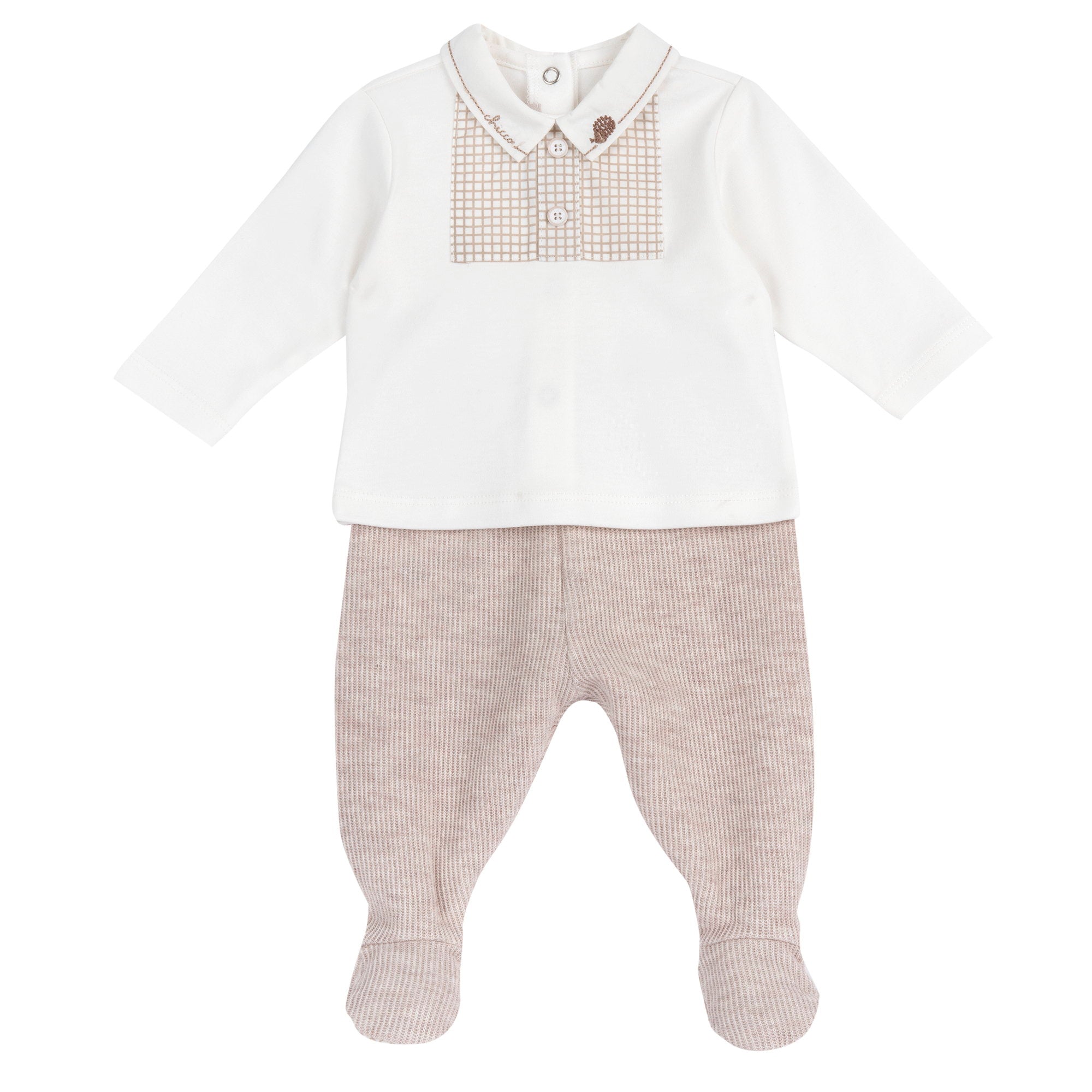 Completo 2 pz. in caldo cotone con piccolo riccio - NUOVA COLLEZIONE CHICCO A/I 2026-27