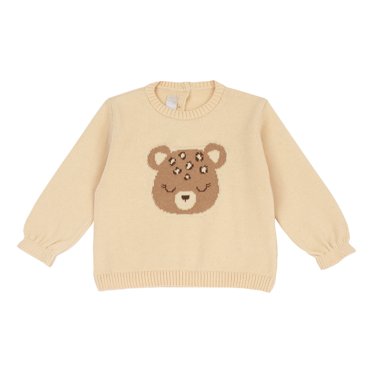 Maglioncino in misto lana con intarsio orsetto - NUOVA COLLEZIONE CHICCO A/I 2026-27