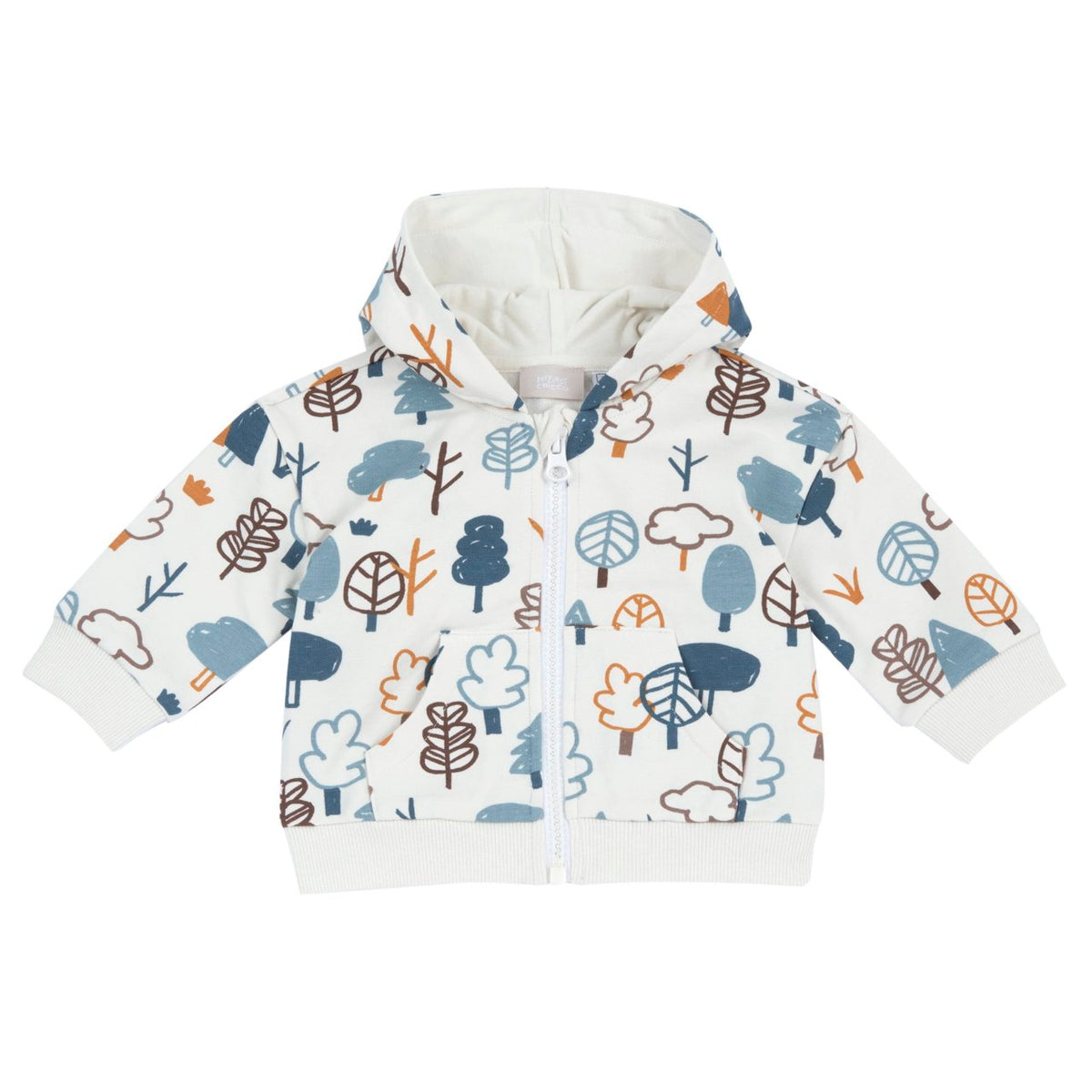 Felpa con cappuccio stampa bosco incantato - NUOVA COLLEZIONE CHICCO A/I 2026-27