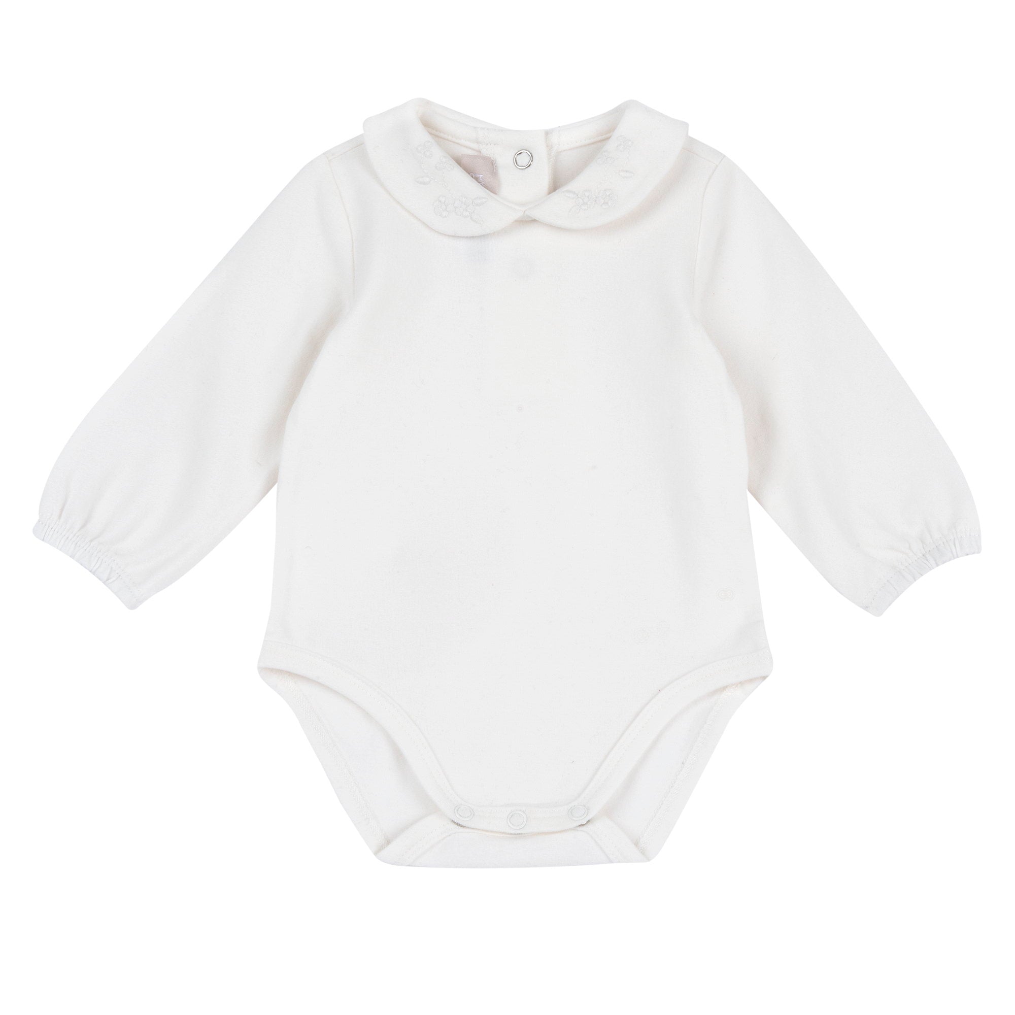 Body esternabile con colletto ricamato - NUOVA COLLEZIONE CHICCO A/I 2026-27