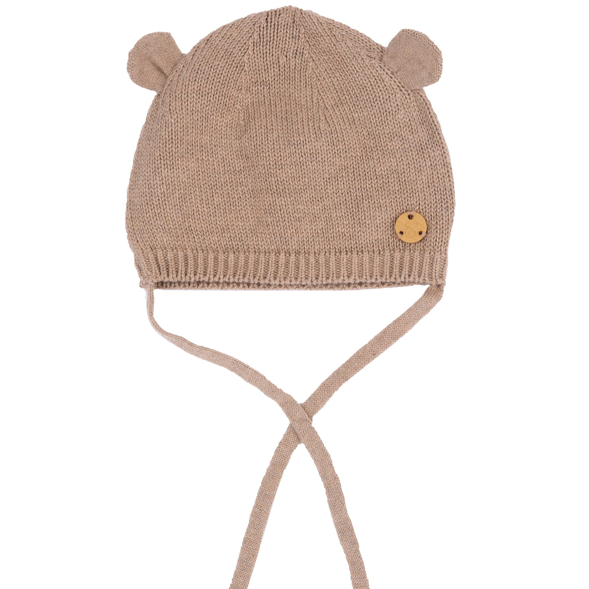 Cappello in maglia con laccetti e orecchiette - NUOVA COLLEZIONE CHICCO A/I 2026-27