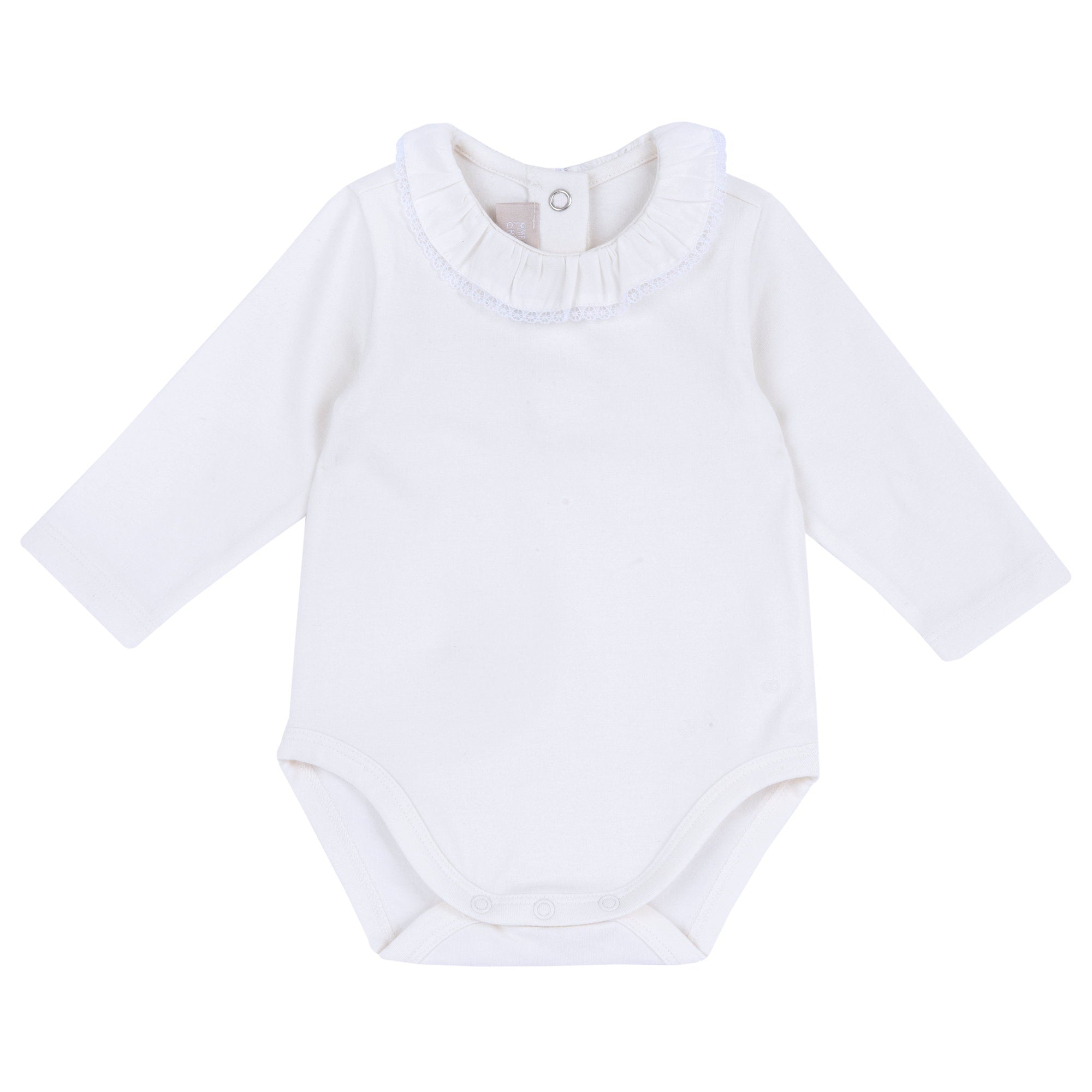 Body esternabile con collettino a rouches. Nuova collezione Chicco A/I 2026/27