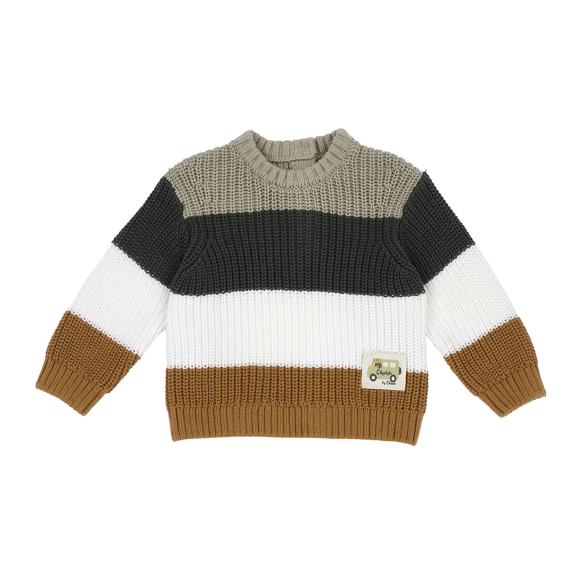 Pullover a righe orizzontali multicolore - NUOVA COLLEZIONE CHICCO A/I 2026-27