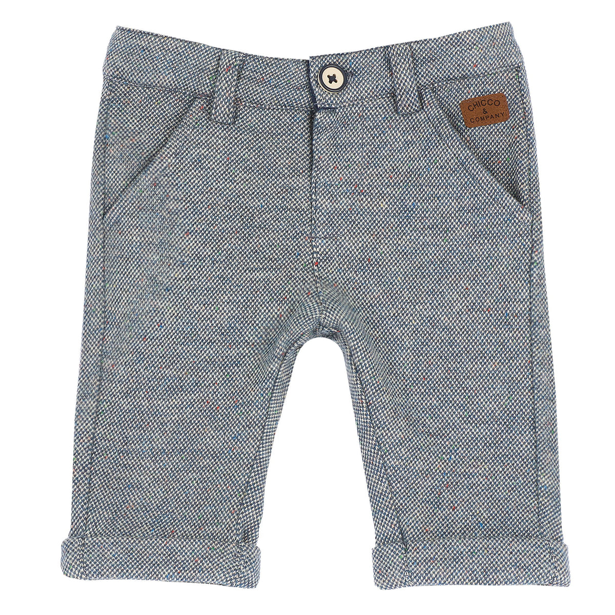 Pantalone effetto tweed micro-operato - NUOVA COLLEZIONE CHICCO A/I 2026-27