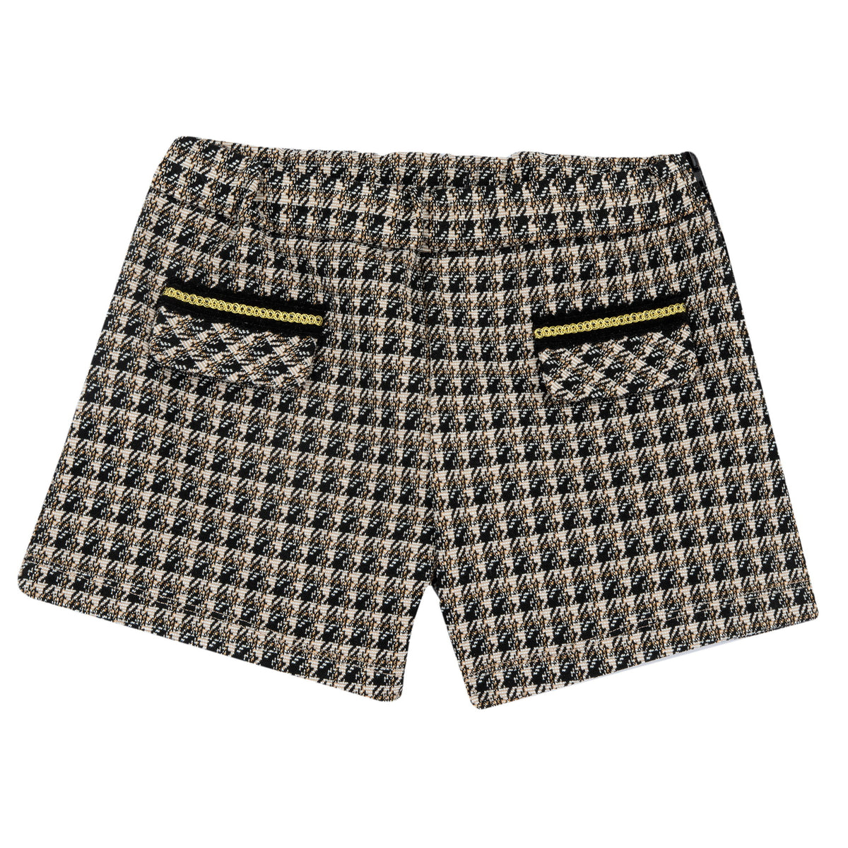 Shorts in tweed con profili dorati - NUOVA COLLEZIONE CHICCO A/I 2026-27