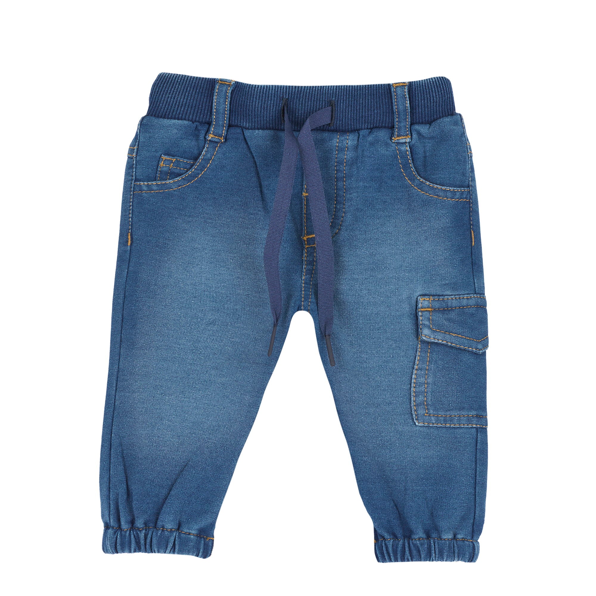 Pantalone jeans jogger con tascone cargo - NUOVA COLLEZIONE CHICCO A/I 2026-27