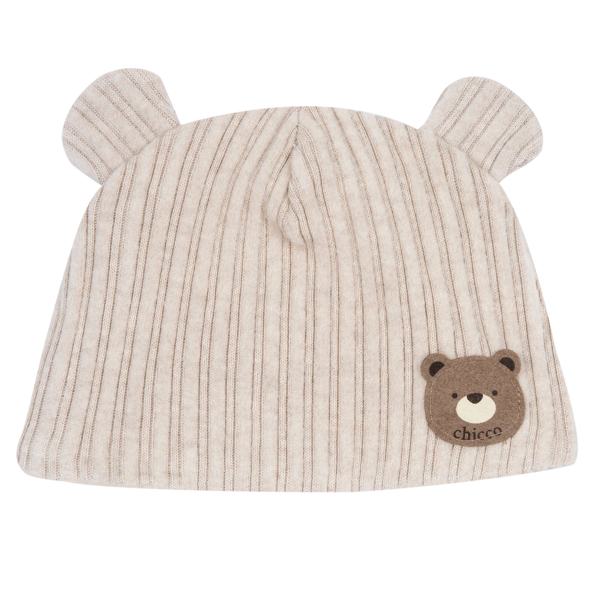 Cappello in maglia a costine con orecchie orsetto - NUOVA COLLEZIONE CHICCO A/I 2026-27