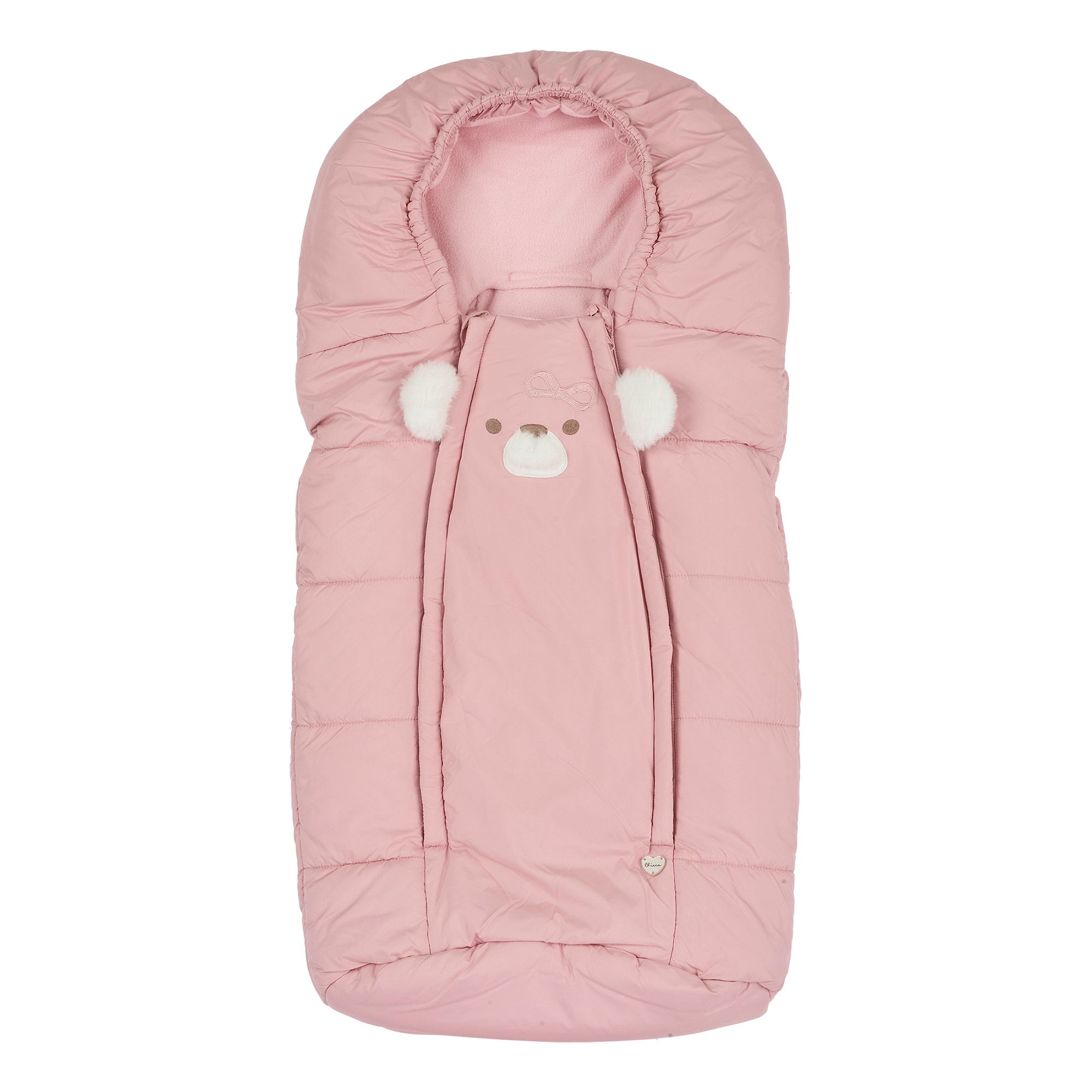 Sacco nanna imbottito rosa con orsetta - NUOVA COLLEZIONE CHICCO A/I 2026