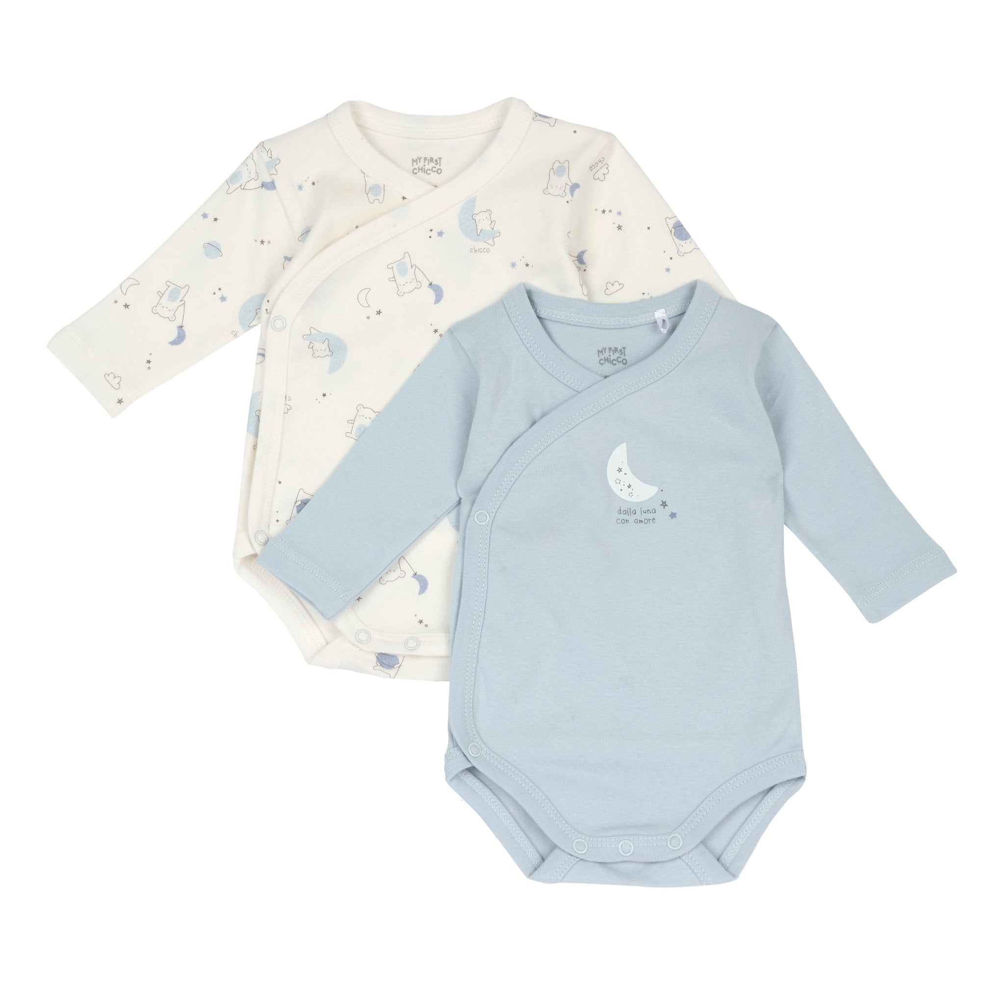 Set 2 body antipanico caldo cotone con elefantino - NUOVA COLLEZIONE CHICCO A/I 2026-27
