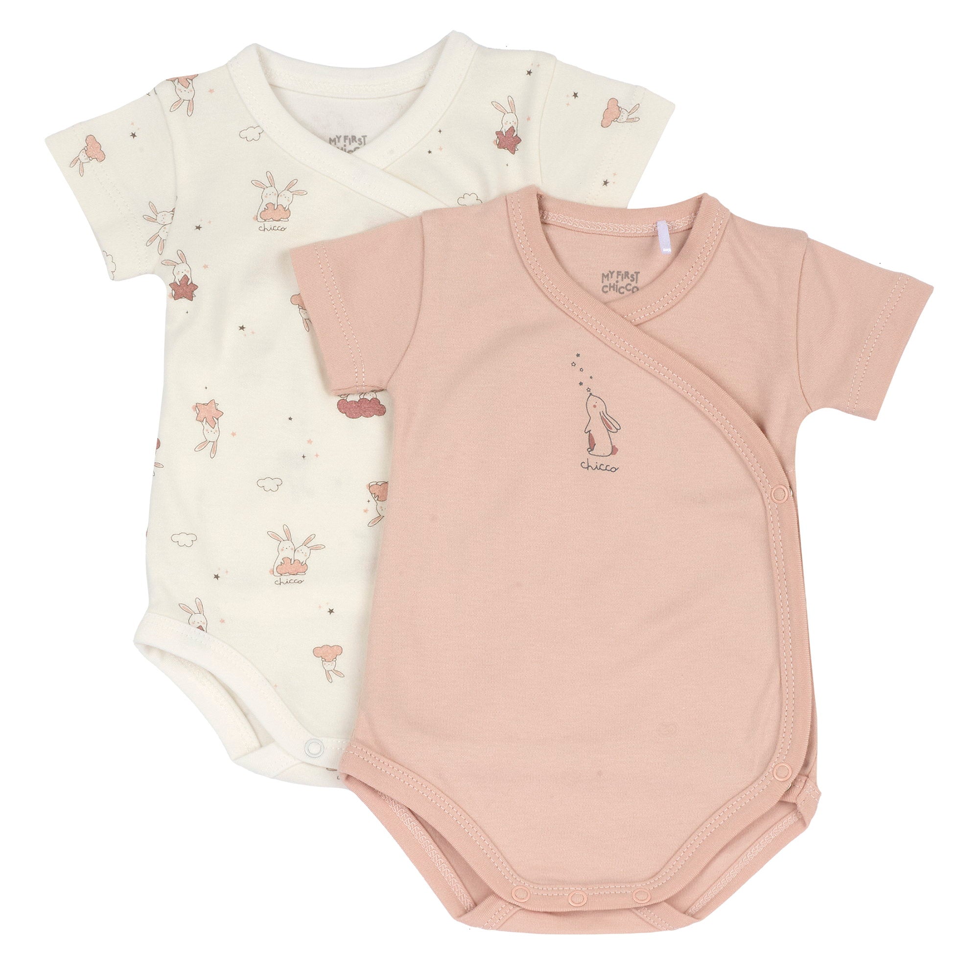 Set 2 body antipanico caldo cotone con coniglietto - NUOVA COLLEZIONE CHICCO A/I 2026-27