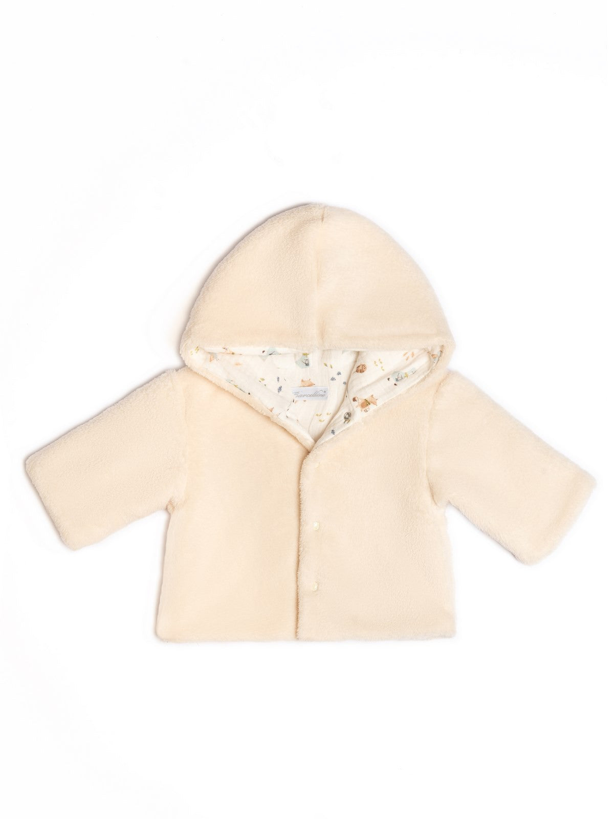 Giubbino in mussola e tessuto effetto peluche - NUOVA COLLEZIONE BARCELLINO A/I 2026-27