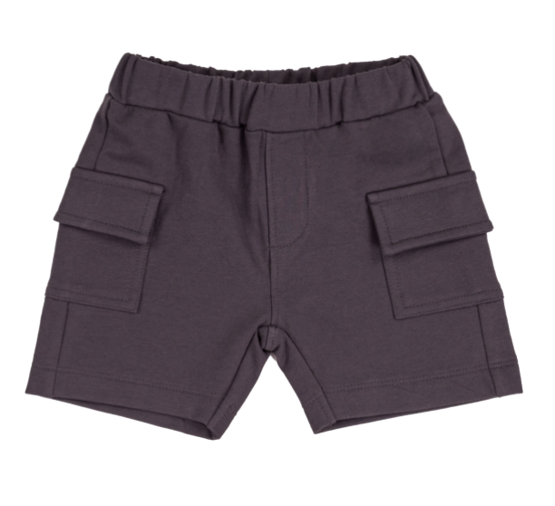 Pantaloni corti in felpa non garzata con tasconi - NUOVA COLLEZIONE EMC P/E 2026