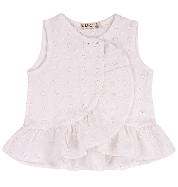 Camicia manica a giro in Sangallo - NUOVA COLLEZIONE EMC P/E 2026