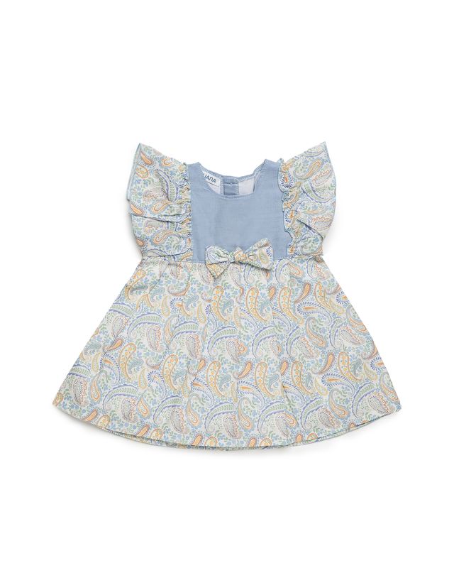 Vestito maniche ad aletta con fiocchetto - NUOVA COLLEZIONE JULIANA P/E 2026