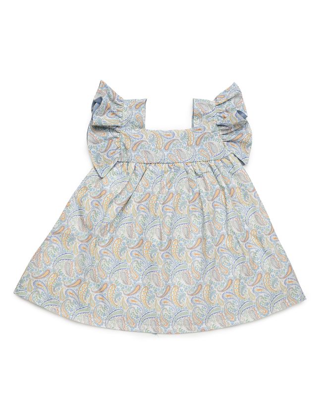 Vestito con manica ad aletta e fioccone sul retro - NUOVA COLLEZIONE JULIANA P/E 2026