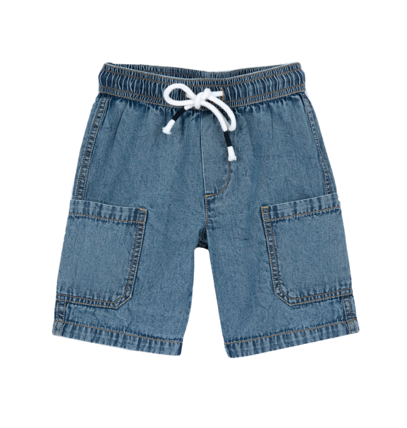 Pantaloni corti chambray - NUOVA COLLEZIONE CHICCO P/E 2024