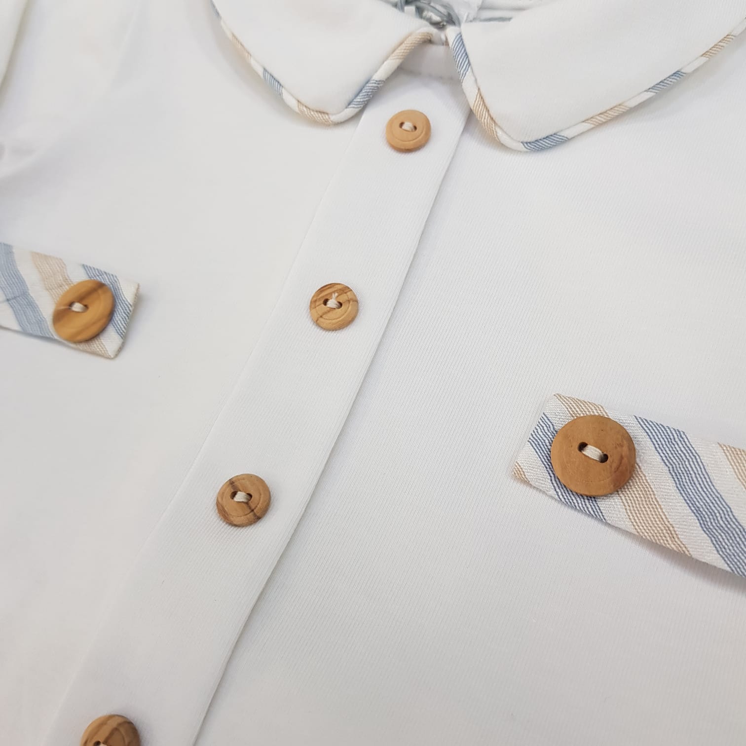 Set coprifasce di cotone e pantaloni in misto lino - NUOVA COLLEZIONE JUJU'BEBE' P/E 2024