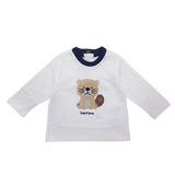 T-shirt di cotone con piccolo castoro - NUOVA COLLEZIONE CHICCO A/I 2024