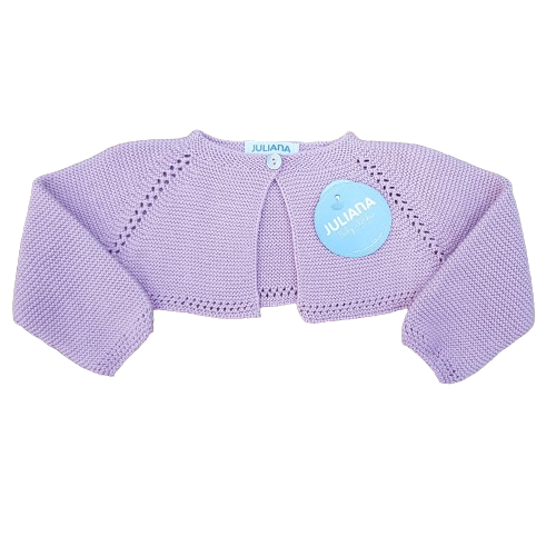 Cardigan corto in maglia di cotone - NUOVA COLLEZIONE JULIANA P/E 2024