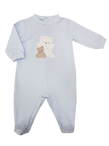 Tutina in jersey stretch con teneri orsetti - NUOVA COLLEZIONE LALALU' P/E 2026