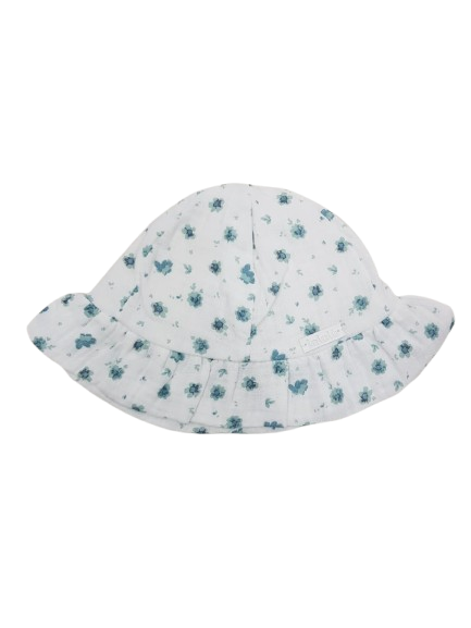 Cappello per il sole in mussola di cotone - NUOVA COLLEZIONE LALALU' P/E 2026