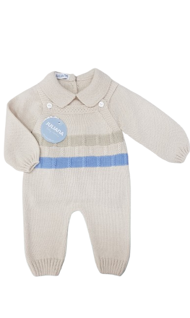 Completo 2 pz. maglia + salopette in maglia - NUOVA COLLEZIONE JULIANA A/I 2026-27