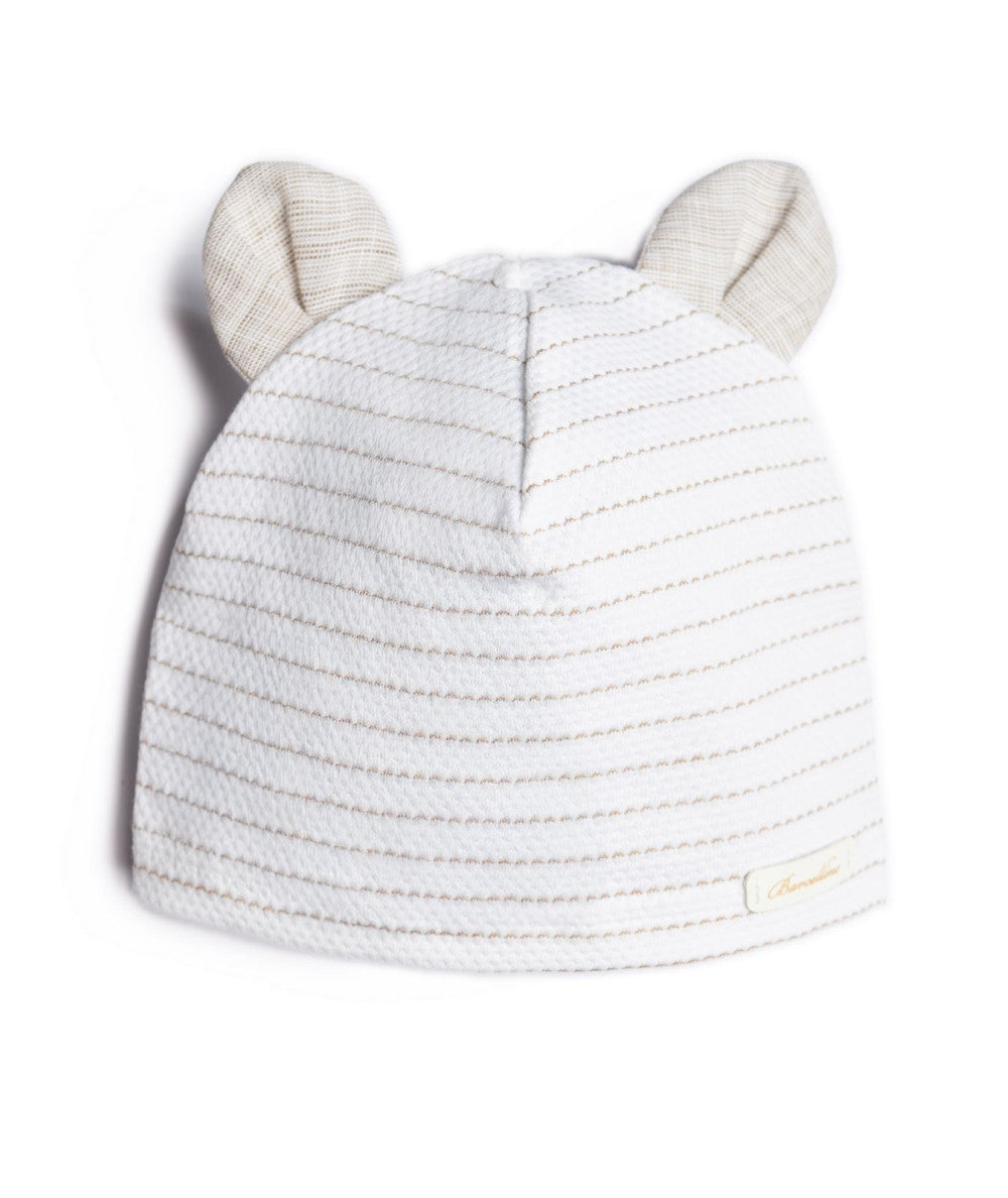 Cappello in jersey operato con piccole orecchie - NUOVA COLLEZIONE BARCELLINO P/E 2026
