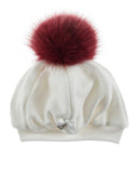 Cappello con pom pon volpe BARCELLINO