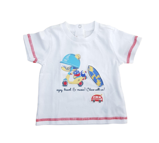 T-shirt con orsetto surfista CHICCO OUTLET
